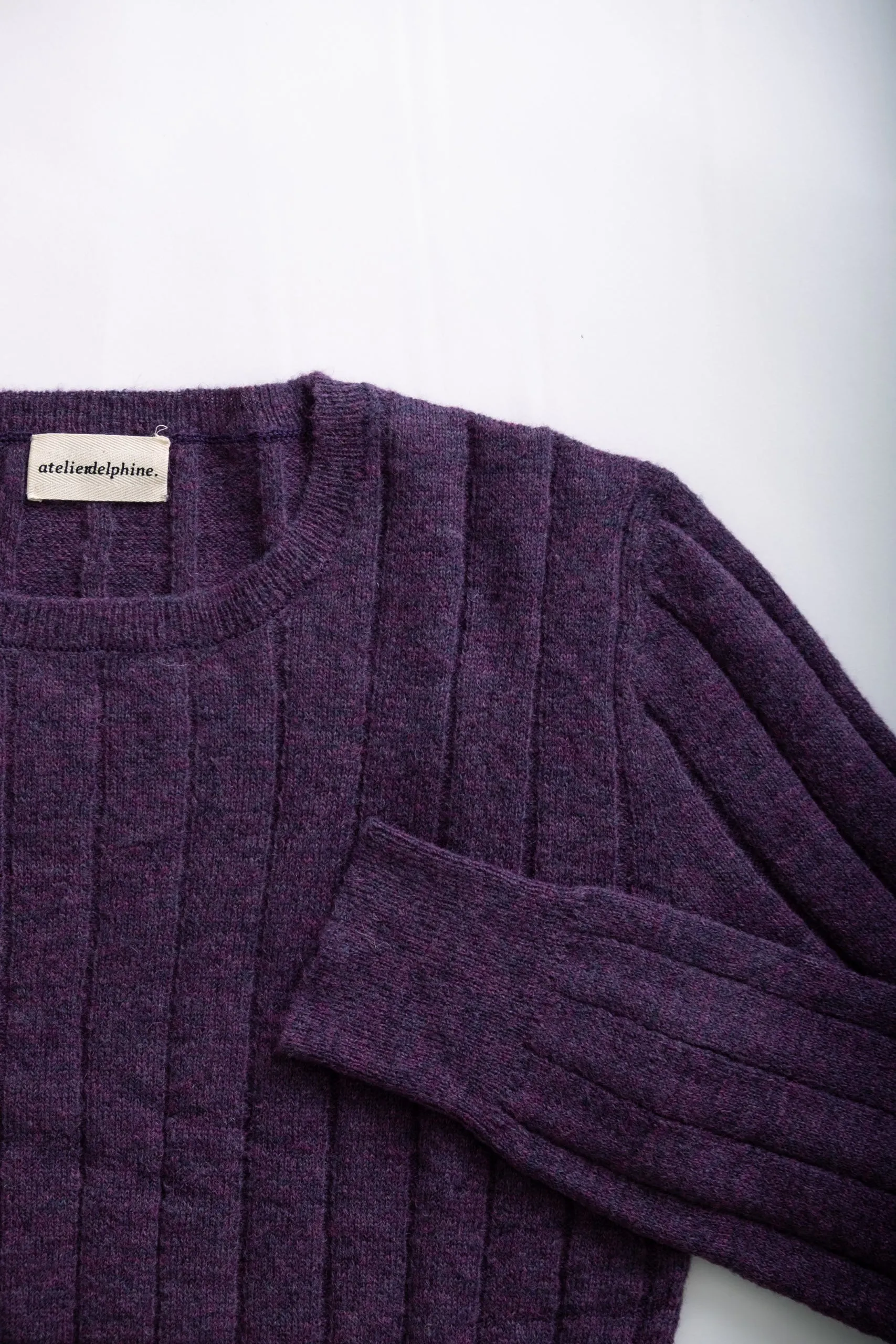 CREWNECK TOP - WILD GRAPE