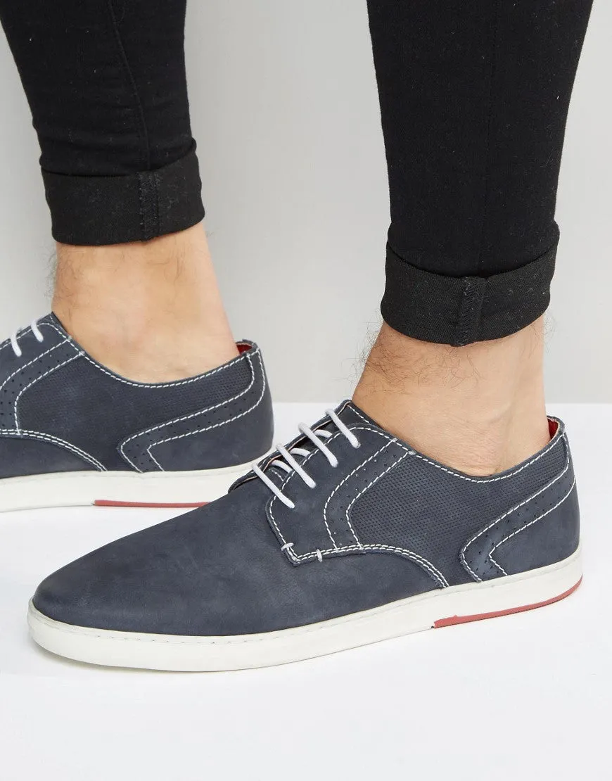Dune Derby Shoes In Navy