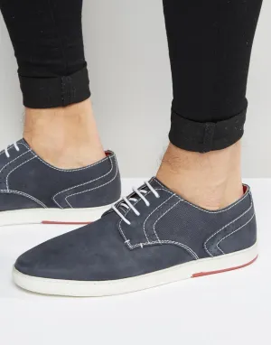 Dune Derby Shoes In Navy