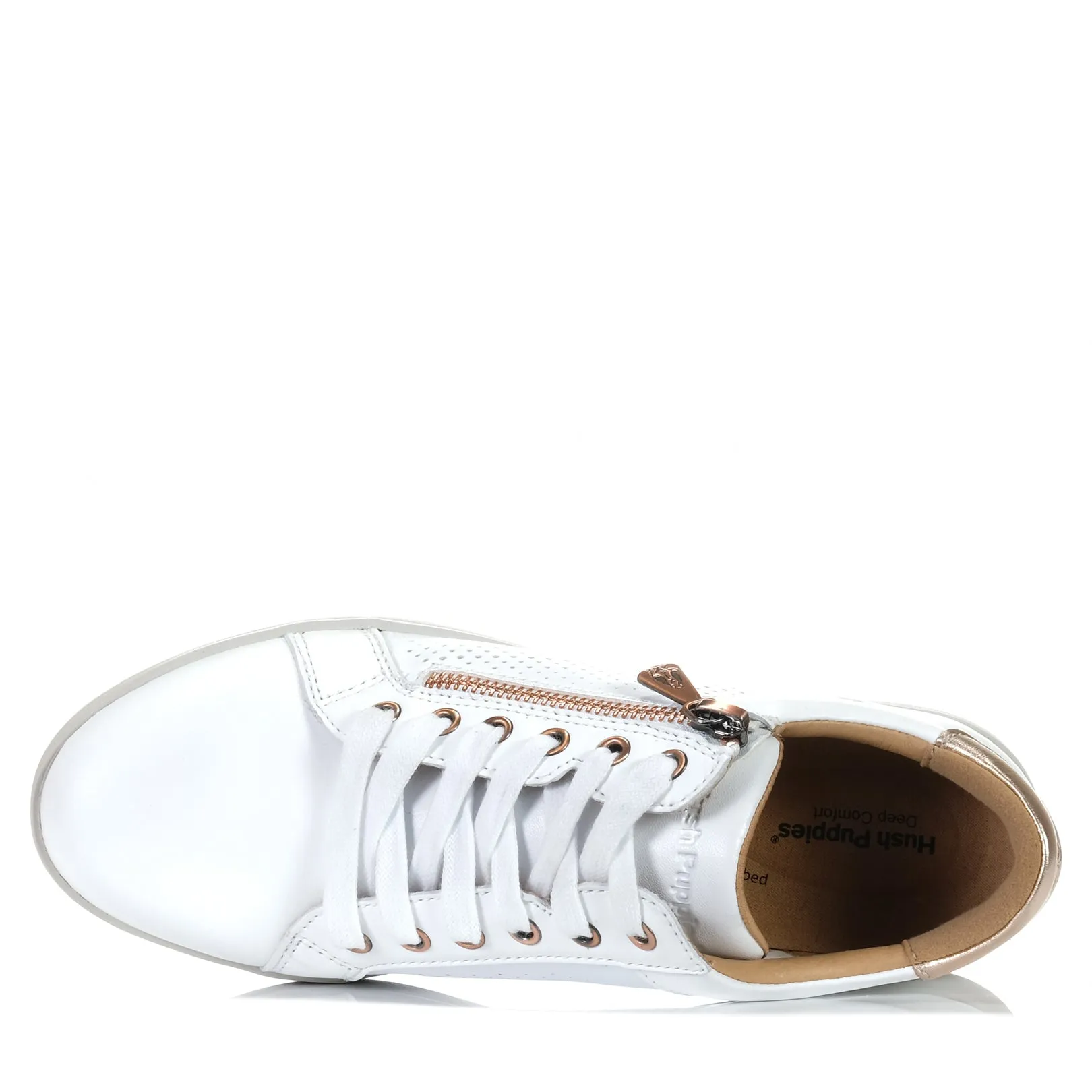 Hush Puppies Mimosa Perf White/Copper
