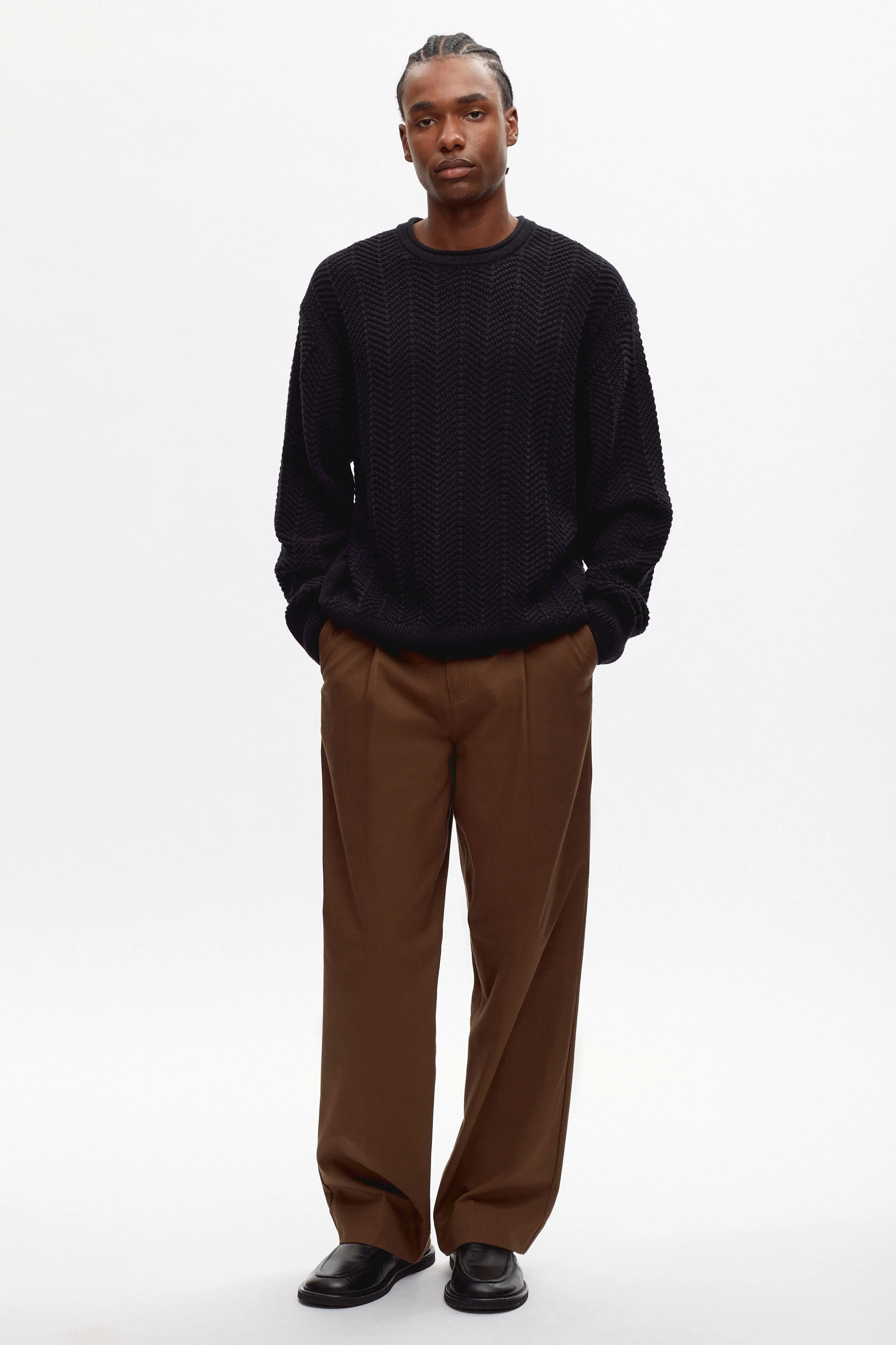 Men's Nilus Trouser in Walnut