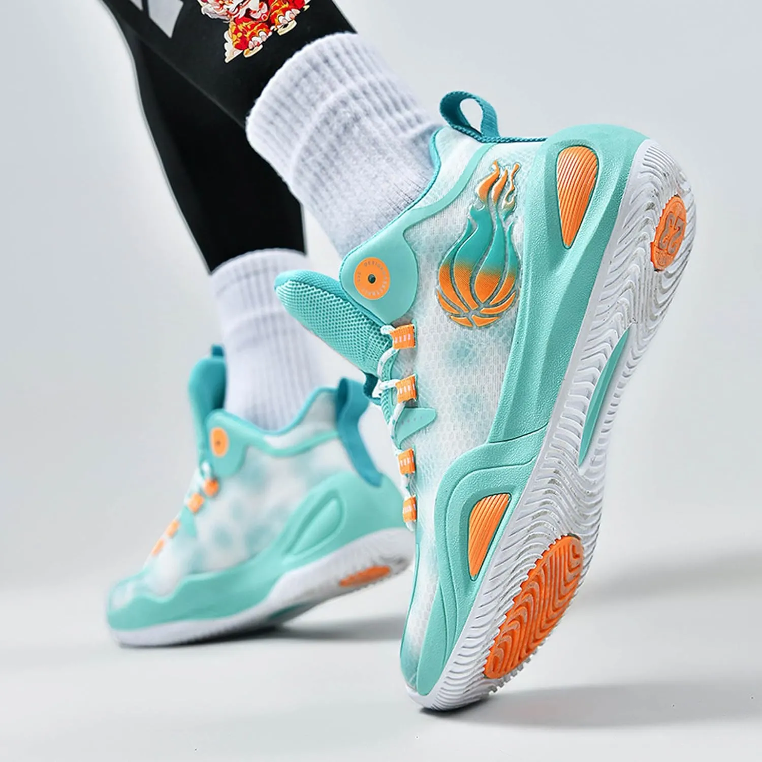 Men's Women's High Top Graffiti Anti Slip Training Basketball Shoes, Arch Support Casual Breathable Sports Running Shoes, Fitness Cushioning Walking Jogging Shoes