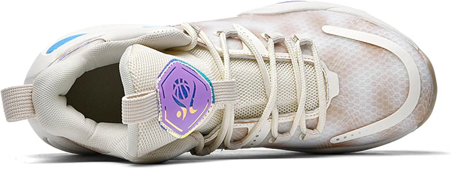 Men's Women's High Top Graffiti Anti Slip Training Basketball Shoes, Arch Support Casual Breathable Sports Running Shoes, Fitness Cushioning Walking Jogging Shoes