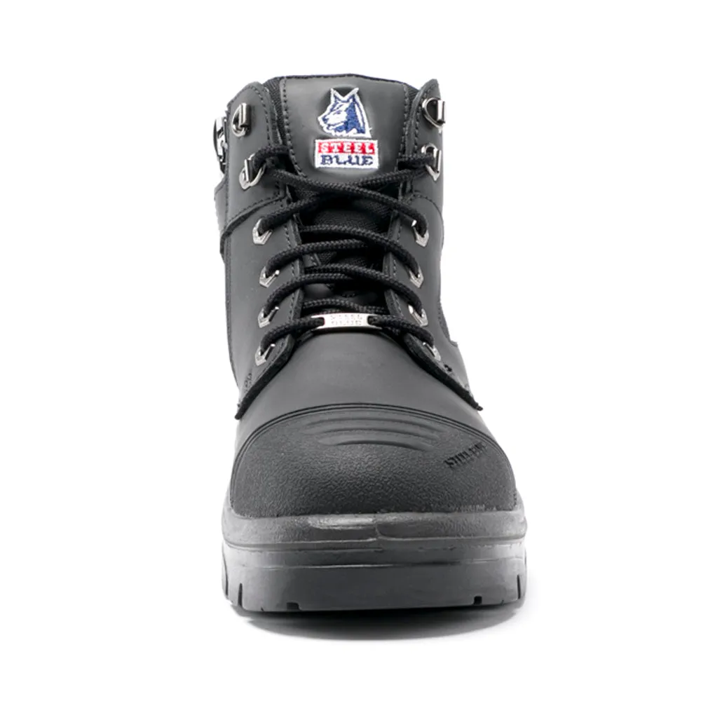 Parkes 5 Inch Zippered Slip Resistant Steel Toe Work Boots
