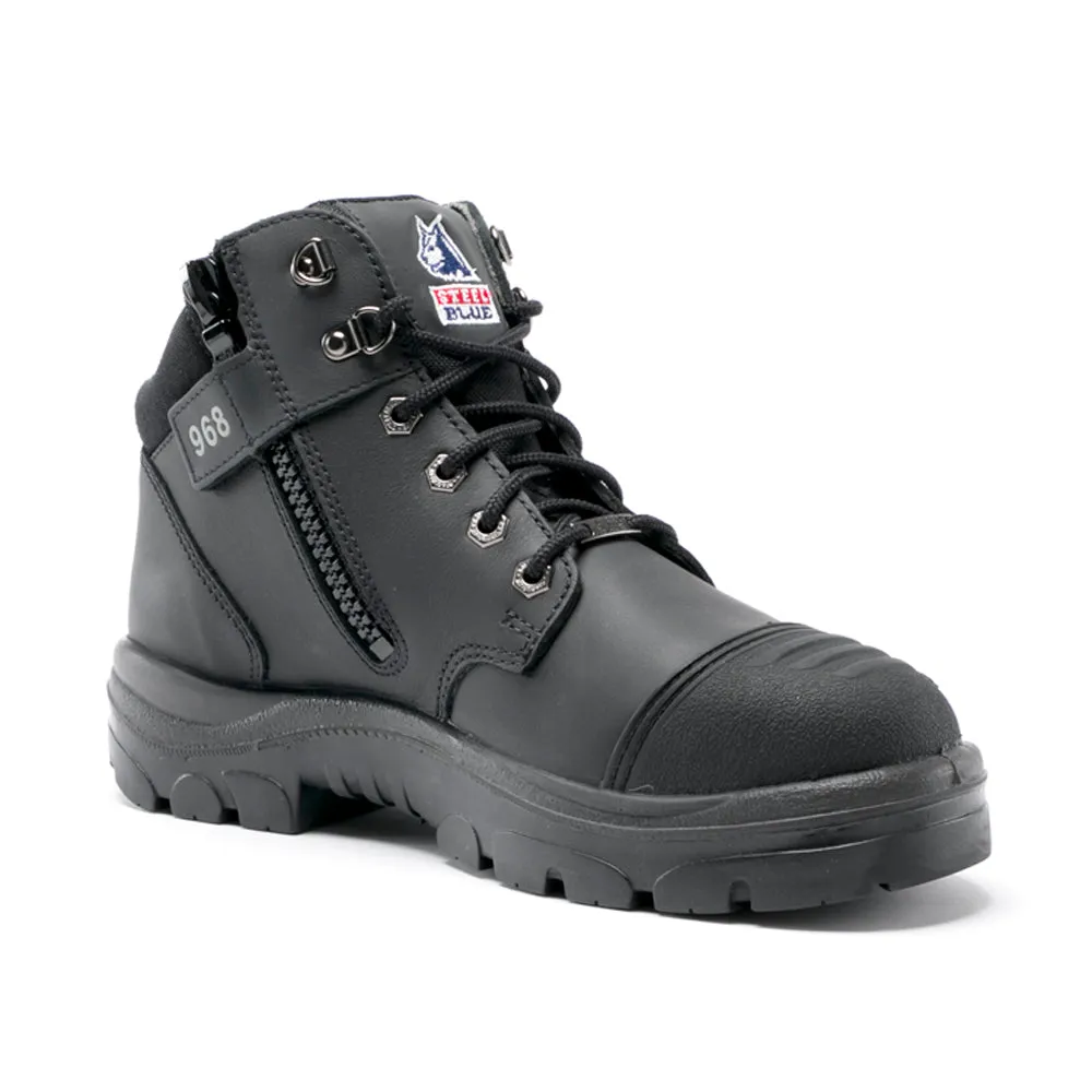 Parkes 5 Inch Zippered Slip Resistant Steel Toe Work Boots