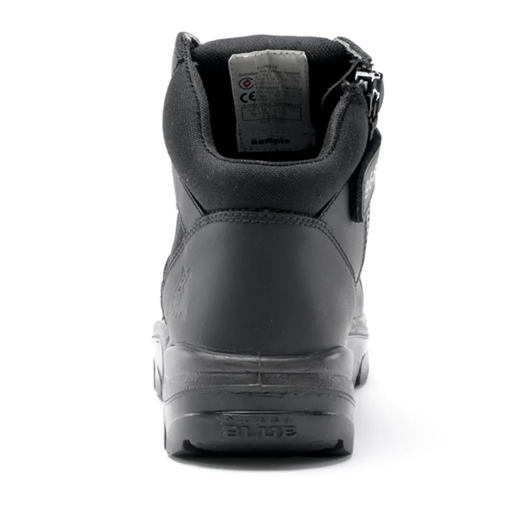 Parkes 5 Inch Zippered Slip Resistant Steel Toe Work Boots