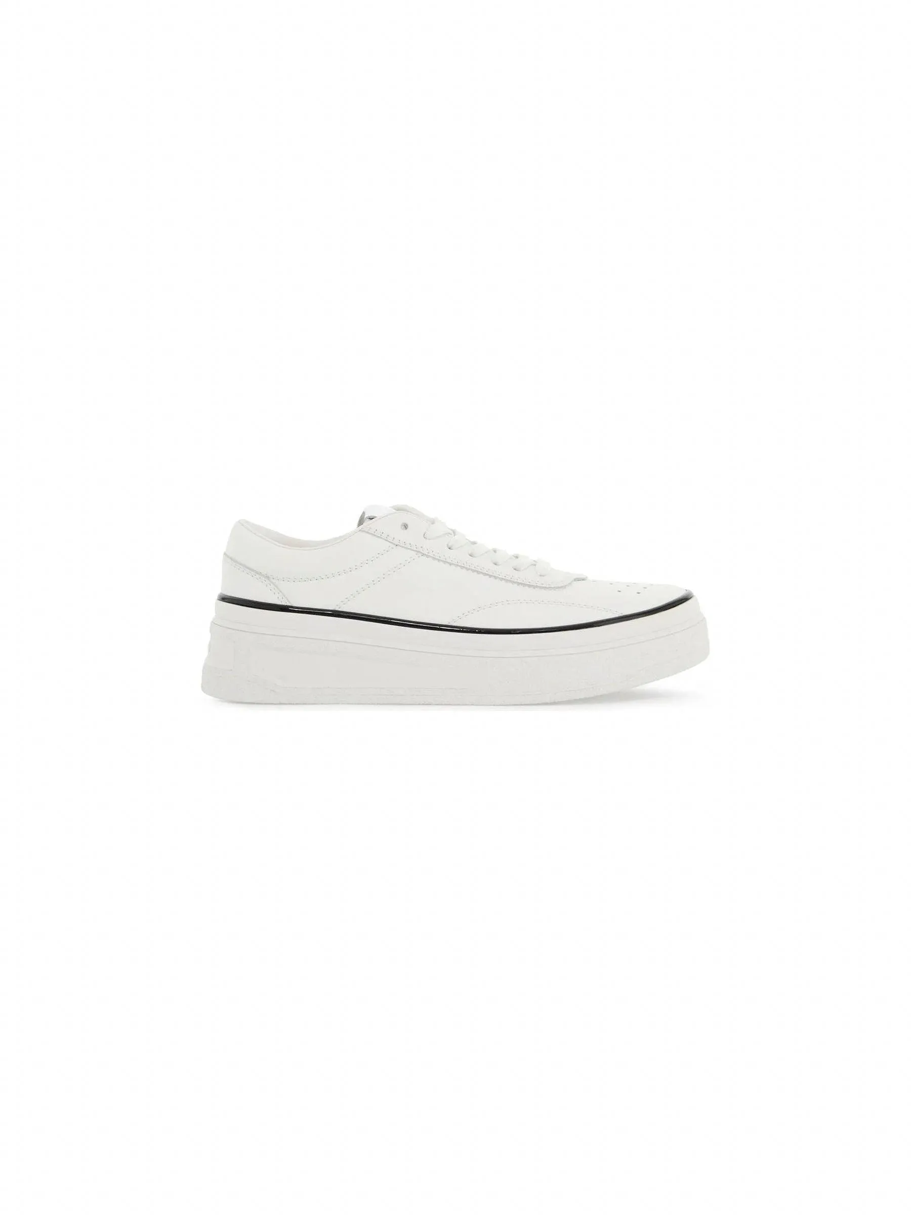 Perforated Leather Sneakers