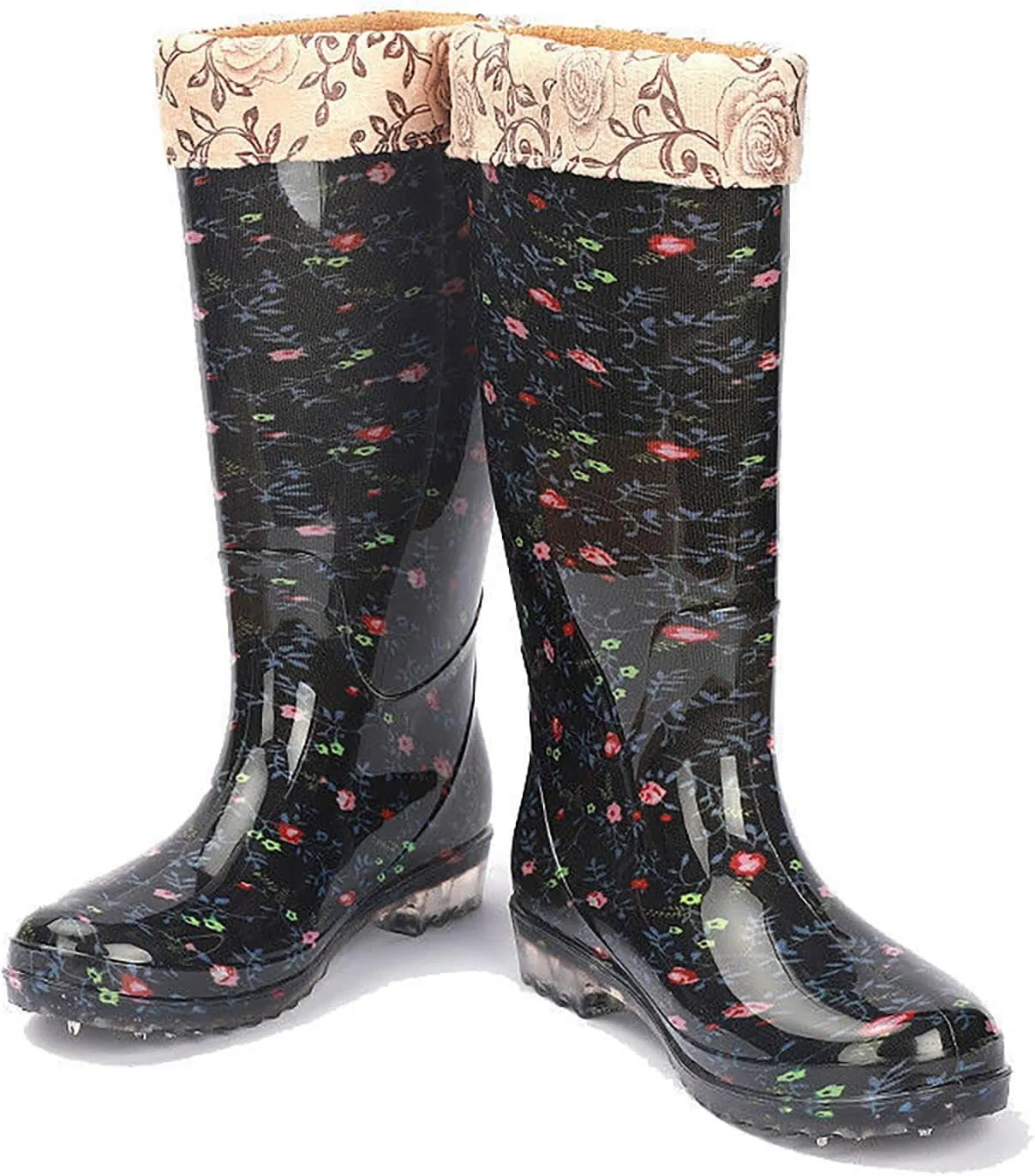 Rain Boots Women Tall Waterproof Mens Grounded Footwear Black Bootie Boot Slip On Barefoot Shoes Packable Tall Rain Boots for Women Waterproof Mens Dress Boots