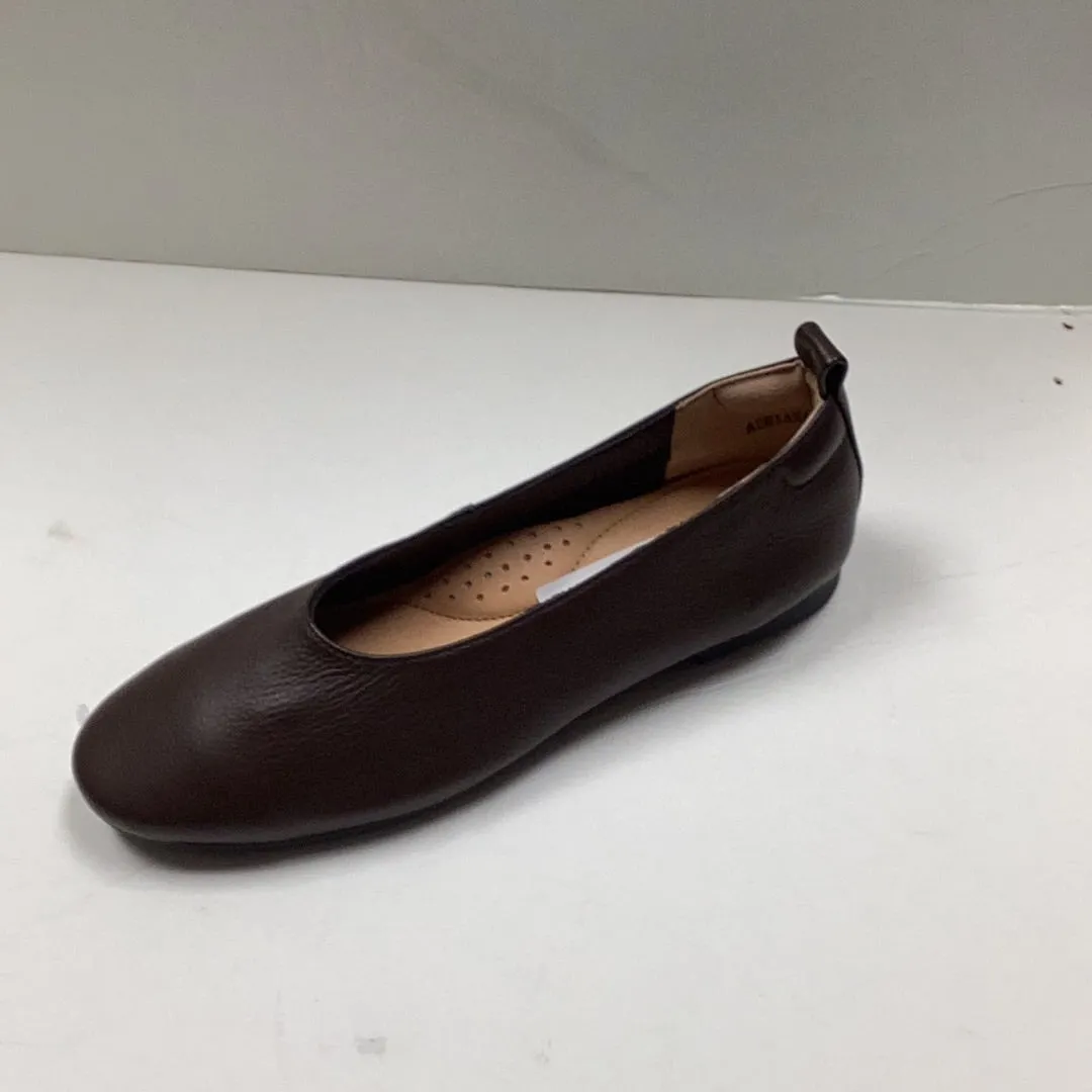SALE FW23 Ralph Miguel Adriana Leather Plain Flat