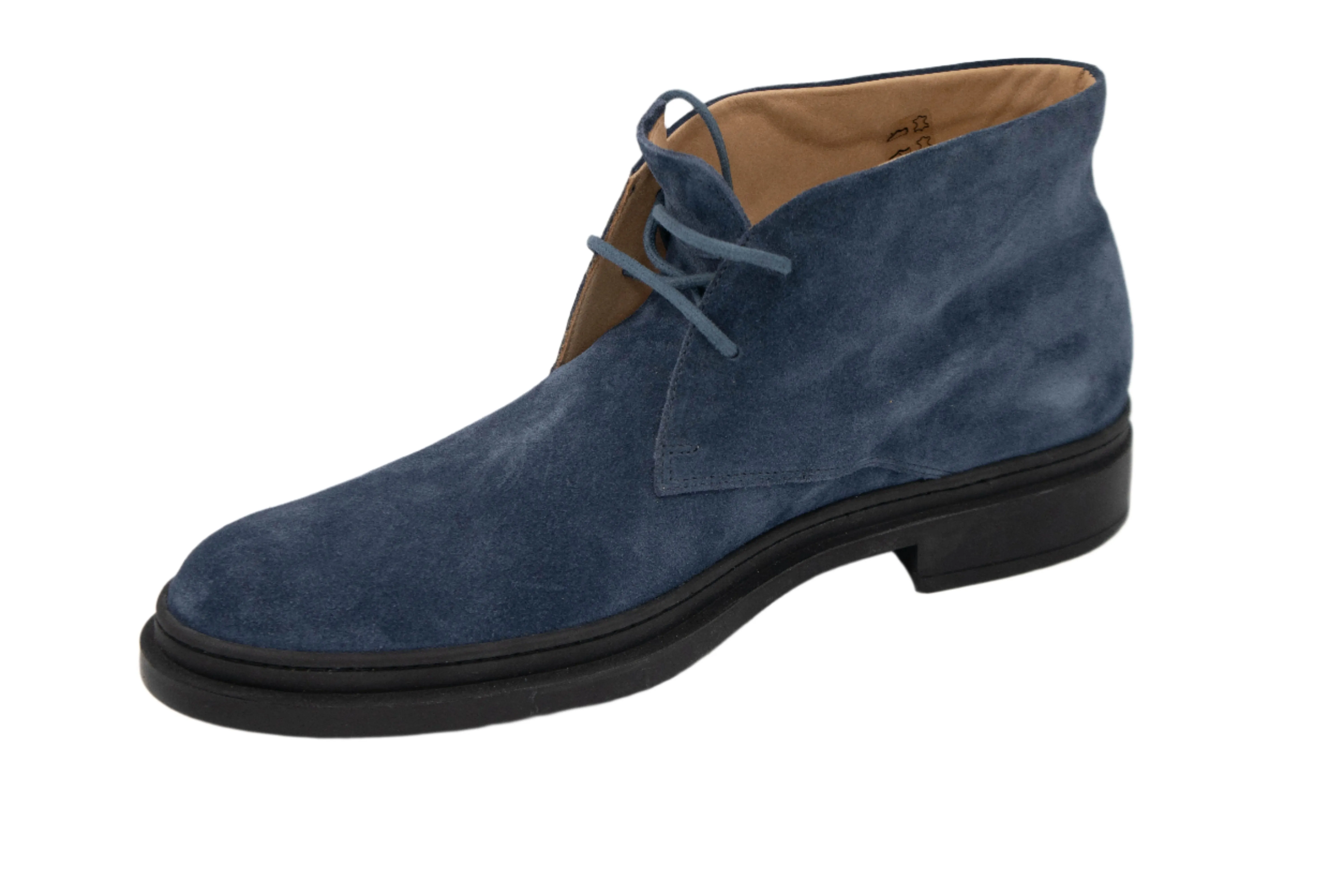 Tods Mens Suede Leather Ankle Boots in Navy