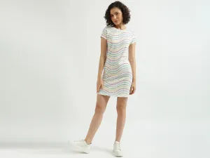 White Printed Dress