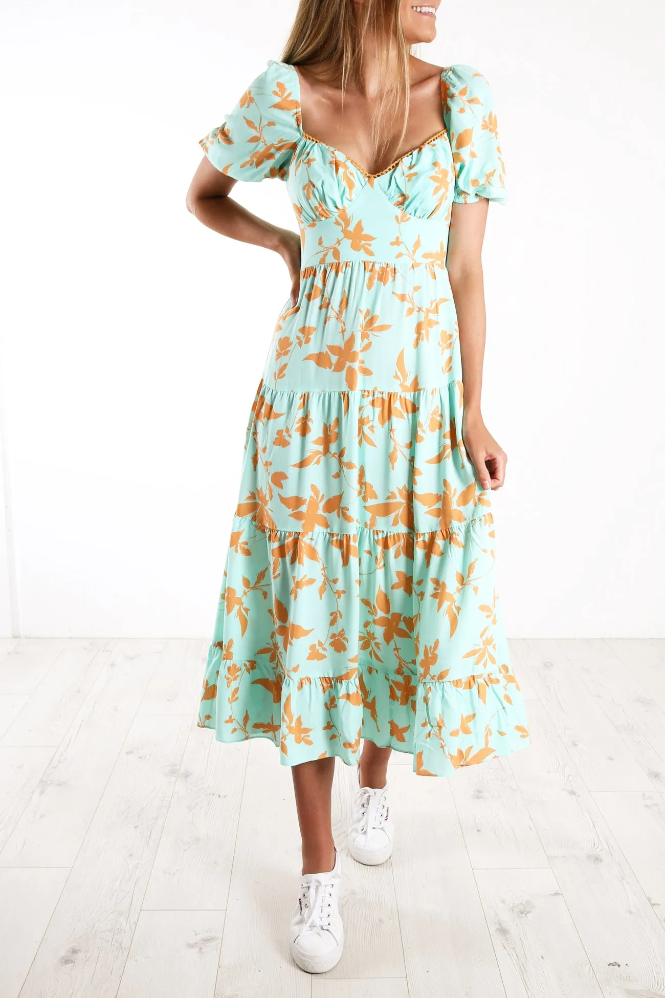 Winnie Dress Turquoise