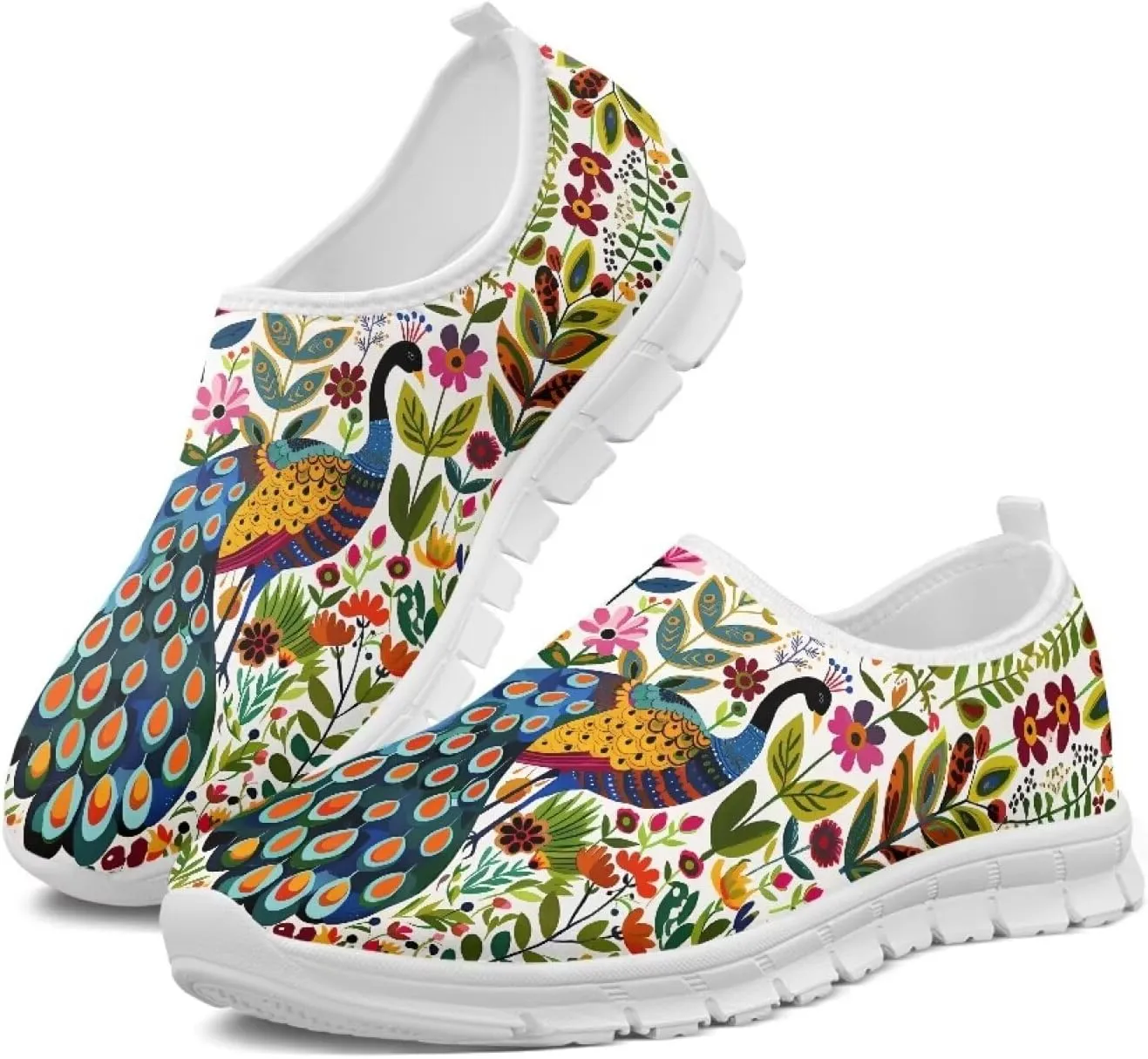 Women's Animals Sneaker Casual Lightweight Anti-Skid Outdoor Shoes Cozy Low-Top Slip On Holiday Running Sneaker for Ladies US 5.5-11.5