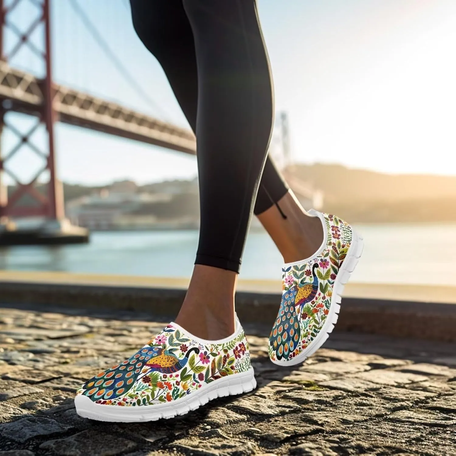 Women's Animals Sneaker Casual Lightweight Anti-Skid Outdoor Shoes Cozy Low-Top Slip On Holiday Running Sneaker for Ladies US 5.5-11.5
