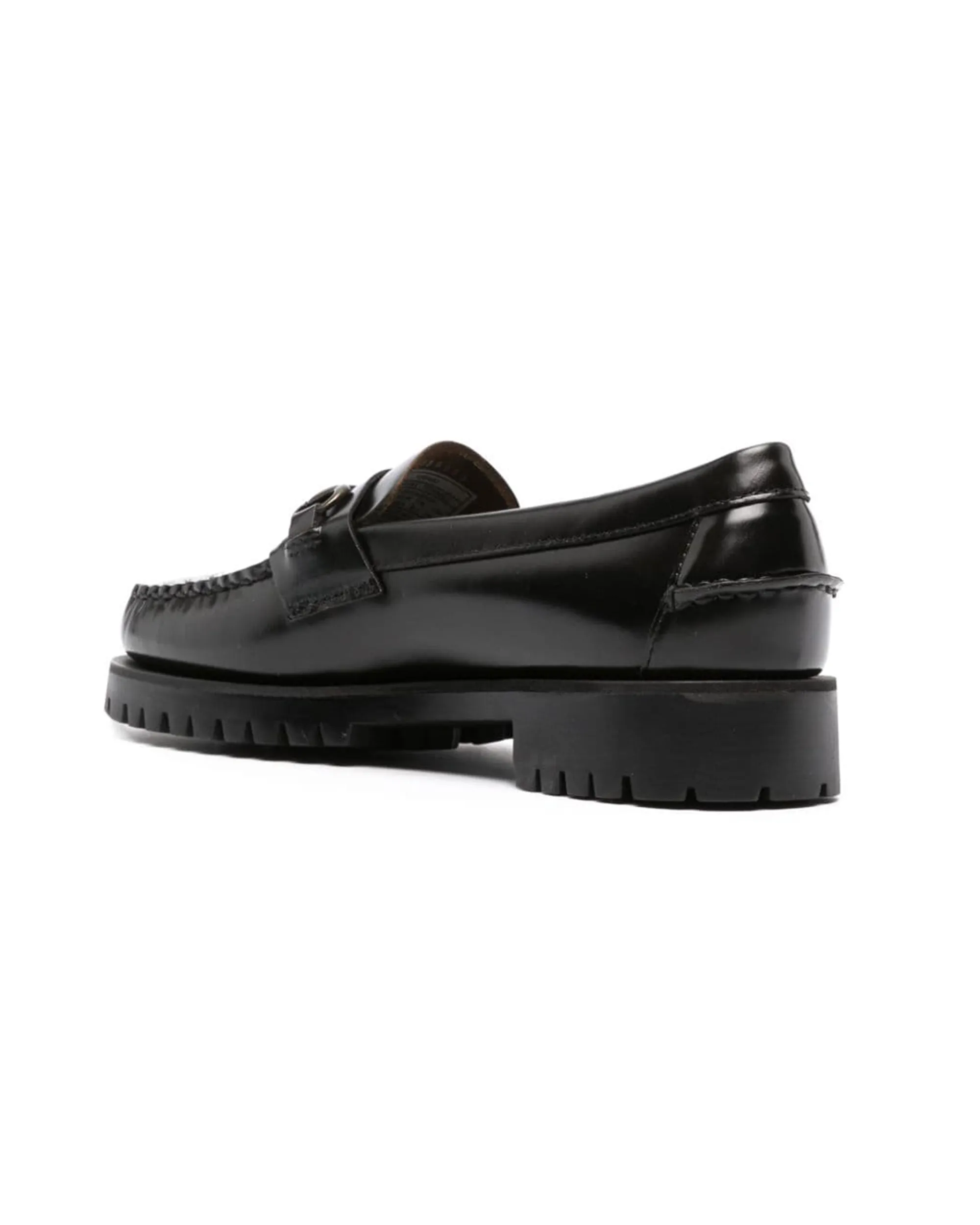 Womens Joe Lug Moccasin - Black