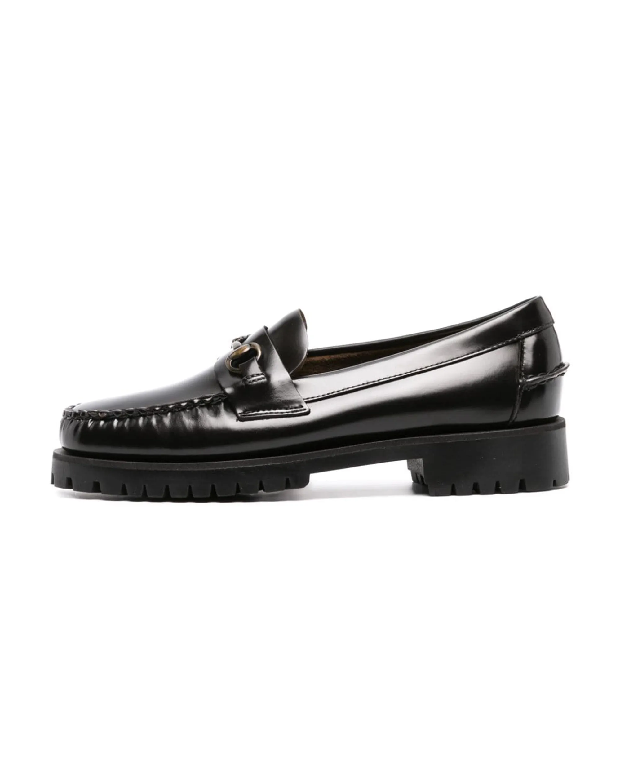 Womens Joe Lug Moccasin - Black