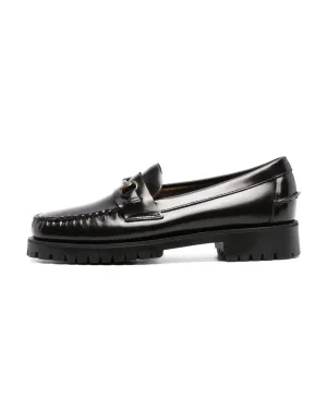 Womens Joe Lug Moccasin - Black